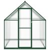 vidaXL Greenhouse with Base Frame Green 224x169x195 cm Aluminium