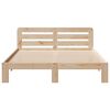vidaXL Bed Frame without Mattress 135x190 cm Double Solid Wood Pine
