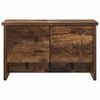 vidaXL Wall-Mounted Coat Rack with Shelf Smoked Oak 50 x 20 x 30 cm