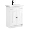 vidaXL Bathroom Furniture Set High Gloss White 78.5 x 37.5 x 81 cm