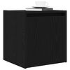 vidaXL Wall-Mounted Bedside Cabinet Black 38x34x40 cm