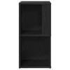 vidaXL Corner Shelves Black Oak 33 x 33 x 67 cm Engineered Wood