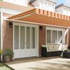 vidaXL Retractable Awning Retractable Yellow and Orange 600 x 350 cm