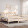 vidaXL Bed Frame without Mattress 200x200 cm Solid Wood