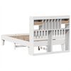 vidaXL Bed Frame without Mattress White 135x190 cm Solid Wood Pine