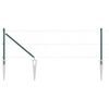 vidaXL Fence Post 13 pcs Green Steel