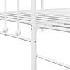 vidaXL Daybed Frame White 90 x 190 cm Powder-Coated Steel