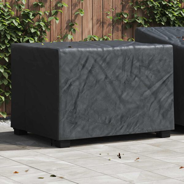 vidaXL Furniture Cover Plain Black 110 x 84 x 70 cm 600D Oxford Fabric