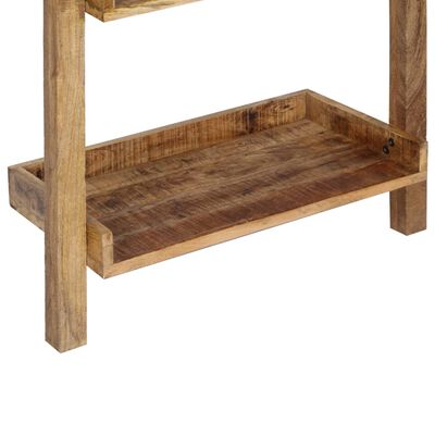 vidaXL Ladder Shelf Brown 75x37x205 cm Solid Mango Wood