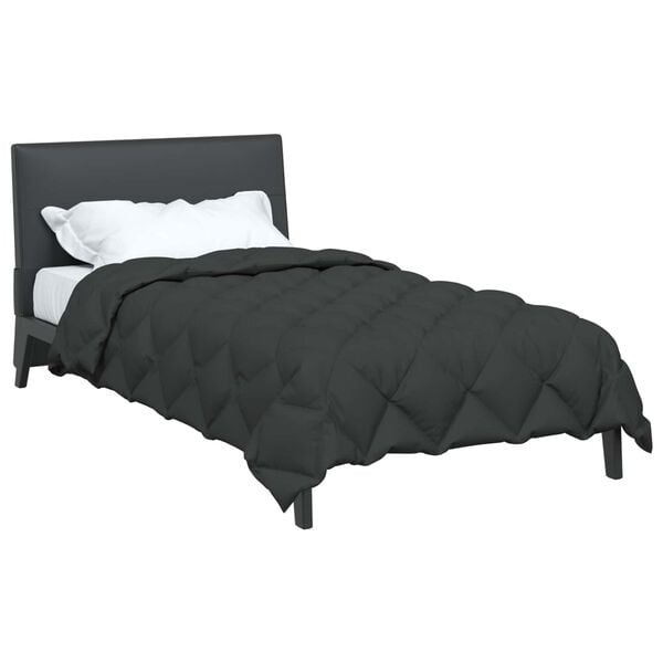 vidaXL Winter Duvet Anthracite 220 x 155 cm Microfiber