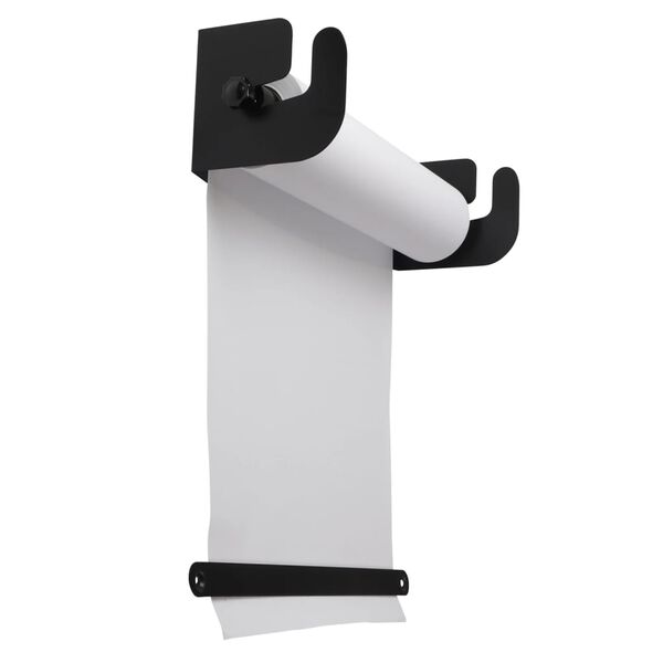 Europel Wall Paper Roller 46x13x15 cm Black