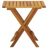 vidaXL Bistro Table 46x46x47 cm Solid Acacia Wood