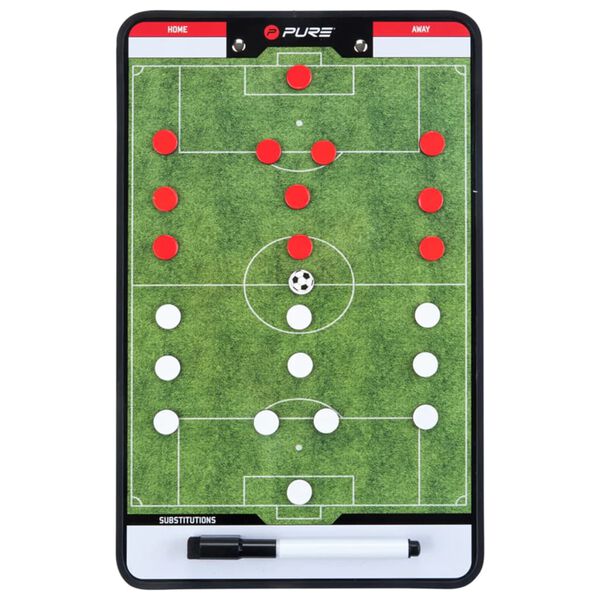 Pure2Improve Double-sided Coach Board Football 35x22 cm P2I100680