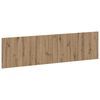 vidaXL Wall-Mounted Headboard ARNHEM Artisan Oak Engineered Wood