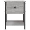 vidaXL Bedside Tables 2 pcs Grey Sonoma 34x35.5x45 cm Engineered Wood