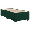 vidaXL Box Spring Bed with Mattress Dark Green 90x190 cm Velvet