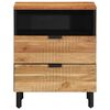 vidaXL Bedside Cabinet Brown 50 x 33 x 62 cm Solid Acacia wood