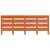 vidaXL Headboard Wax Brown 200.5 x 3 x 80 cm Solid Pine Wood