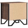 vidaXL Bedside Cabinets 2 pcs Brown Oak 40x30x40 cm Engineered Wood
