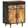 vidaXL Sideboard 60x30x75 cm Rough Mango Wood