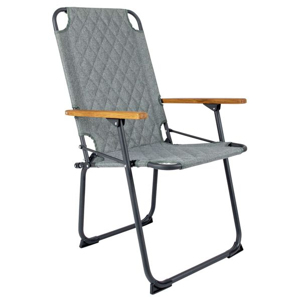 Bo-Camp Folding Camping Chair Jefferson Grey Green