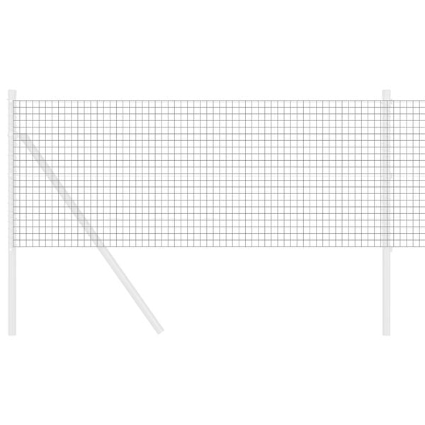 vidaXL Welded Wire Fence Grey 0.5 x 100 m Steel