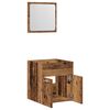 vidaXL 2 Piece Bathroom Furniture Set Old Wood Engineered Wood