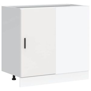 vidaXL Kitchen Base Cabinet Lyon White Engineered Wood
