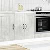 vidaXL Sink Base Cabinet Lucca Concrete Grey Engineered Wood