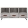 vidaXL TV Cabinet Grey Sonoma 102x36x50 cm Engineered Wood
