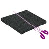 vidaXL Rubber Granulate Patio Pad Black 9 x 9 x 0.6 cm Rubber
