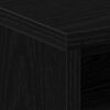 vidaXL Bedside Cabinet Black Oak 40x30x40 cm Engineered Wood