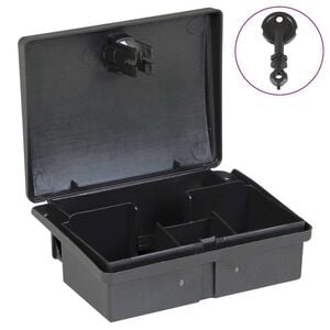 vidaXL Mouse Traps 5 pcs Black 13x10x4 cm