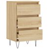 vidaXL Sideboard Sonoma Oak 40x35x70 cm Engineered Wood