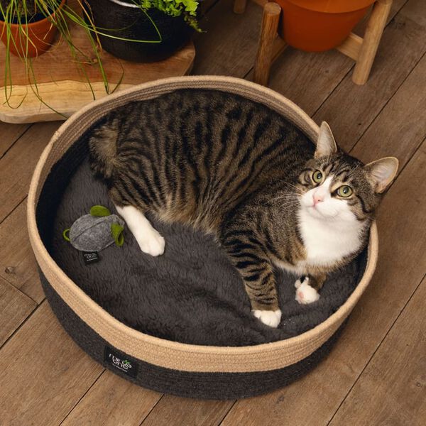 Beeztees Cat Bed Minus One Xana 45x14 cm Grey and Brown
