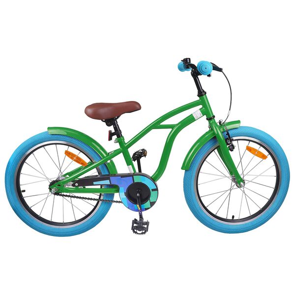 vidaXL Kids Bike 20'' for 6-11 Years Old Green
