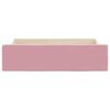 vidaXL Bed Drawers 2 pcs Pink Engineered Wood and Velvet