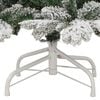 vidaXL Artificial Hinged Christmas Tree White 180 cm PE and PVC