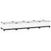 vidaXL Raised Bed White 160x40x23 cm Polypropylene