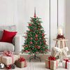 vidaXL Artificial Christmas Tree with 150 LEDs with Stand Green 120 cm
