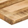 vidaXL Table Top Live Edge 120x60x3.8 cm Solid Wood Rough Mango