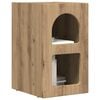 vidaXL Bedside Table Artisan Oak 29.5 x 33.5 x 50 cm Engineered Wood