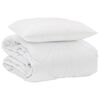 vidaXL Summer Duvet with Pillow 2 pcs White Microfiber