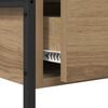 vidaXL Console Table Artisan Oak 75 x 34.5 x 75 cm Engineered Wood