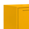 vidaXL Highboard Mustard Yellow 68.5x38.5x107 cm Steel