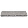 vidaXL Stair Mats 30 pcs 65x21x4 cm Grey Rectangular Edge