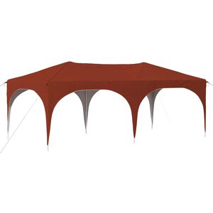 vidaXL Pop-up Party Tent Terracotta 575 x 288 x 245 cm Oxford Fabric