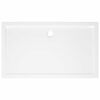 vidaXL Rectangular ABS Shower Base Tray White 70x120 cm