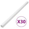 vidaXL Cable Trunking 60x60 mm 30 m PVC