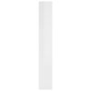 vidaXL Book Cabinet/Room Divider High Gloss White 80x30x198 cm Engineered Wood